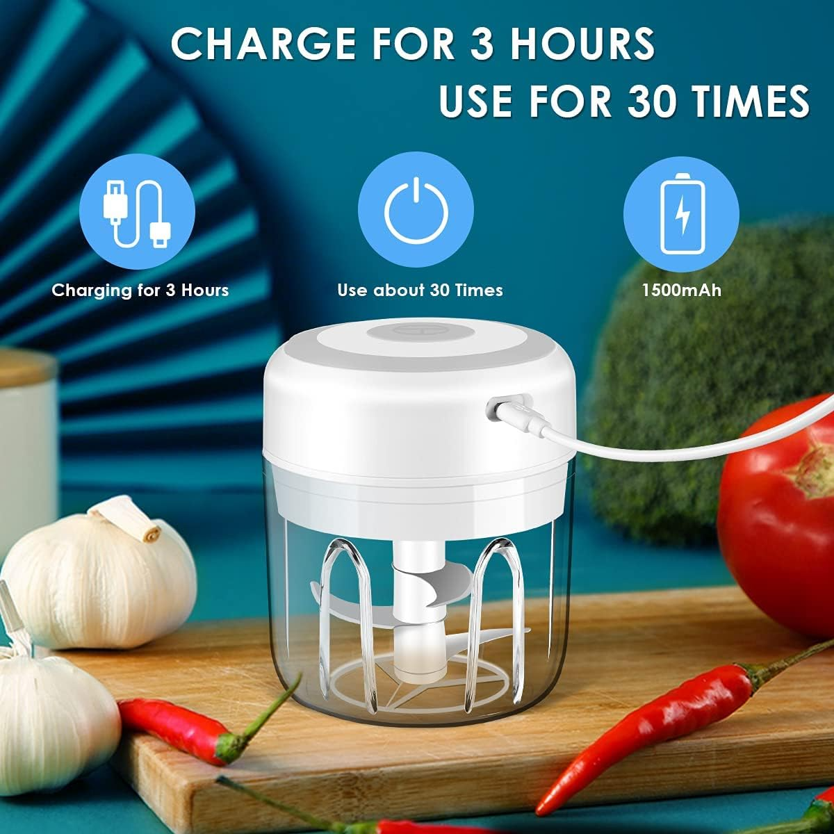 Apex 4-in-1 Mini Kitchen Processor